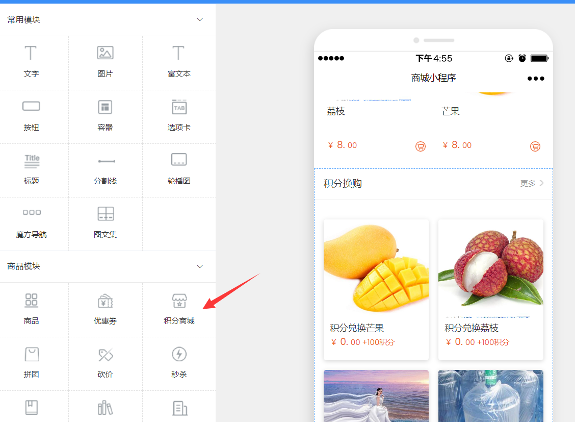 怎么做一个积分兑换商品的商城小程序_怎么做积分兑换商城(图4)